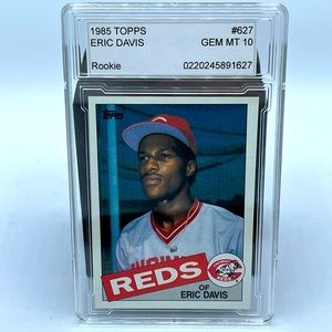 Topps 1985 Eric Davis Rookie Baseball Card